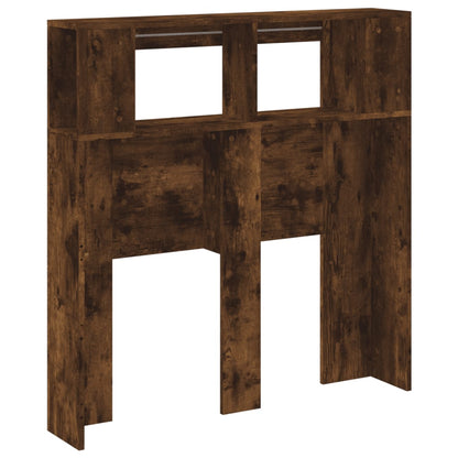 Smoked Oak LED Headboard, Engineered Wood, 100x18.5x103.5 cm