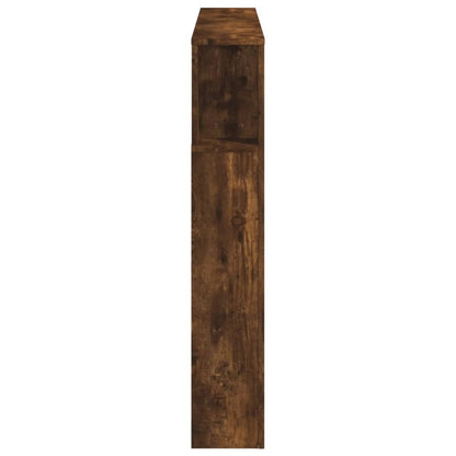 Smoked Oak LED Headboard 140x18.5x103.5 cm - Engineered Wood