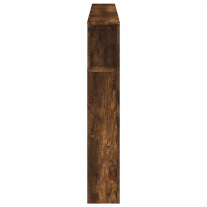 LED Headboard Smoked Oak, 180x18.5x103.5 cm, Engineered Wood