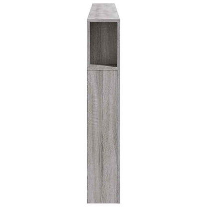 Grey Sonoma Engineered Wood LED Headboard - 200 cm