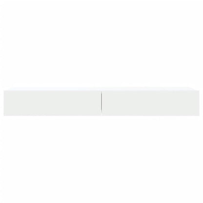 TV Cabinets with LED Lights 2 pcs White 60x35x15.5 cm