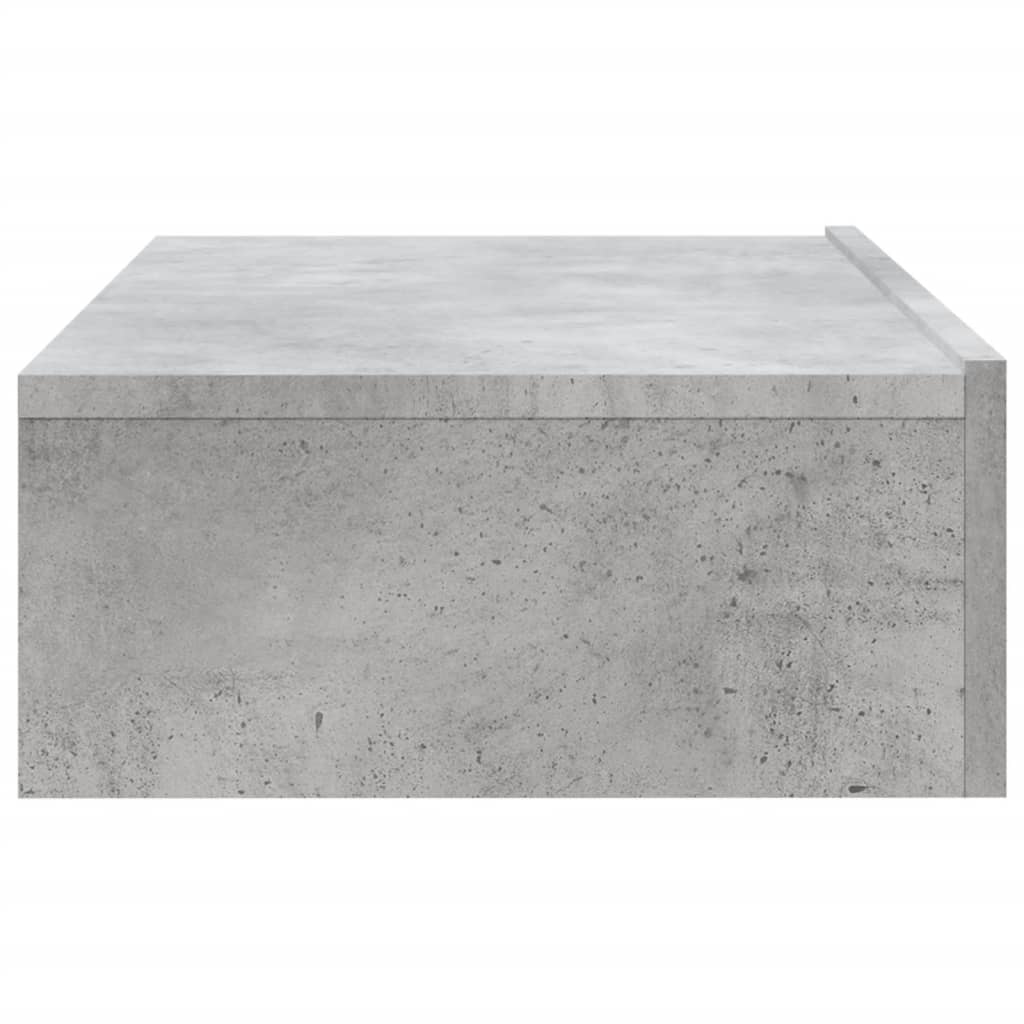 TV Cabinet with LED Lights Concrete Grey 60x35x15.5 cm