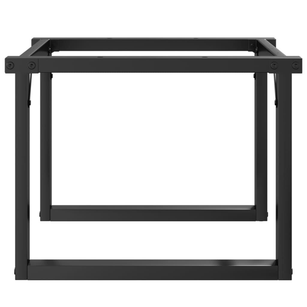 Steel O-Frame Coffee Table Legs 60x40x38 cm | Modern Design