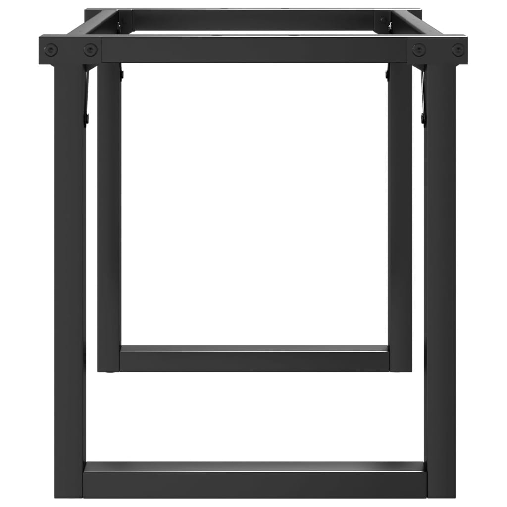 Steel O-Frame Coffee Table Legs 90x30x43 cm - Durable & Stylish