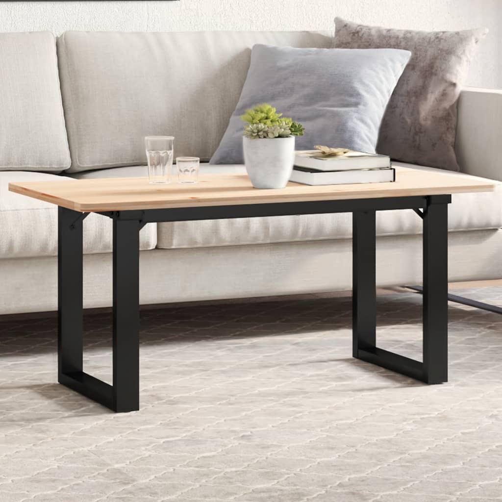 Steel O-Frame Coffee Table Legs 90x30x43 cm - Durable & Stylish