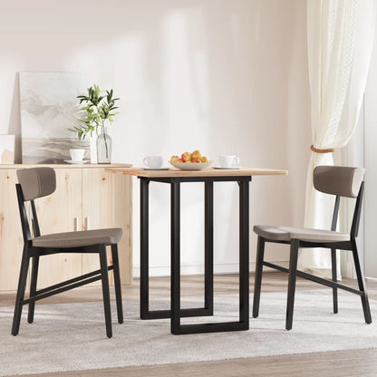 Steel O-Frame Dining Table Legs 50x40x73 cm - Durable Design