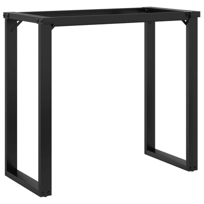 Sleek Steel O-Frame Dining Table Legs 80x40x73 cm