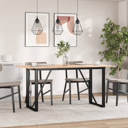 Steel O-Frame Dining Table Legs 120x60x73 cm – Durable & Stylish