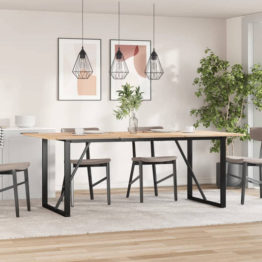 Steel O-Frame Dining Table Legs 180x80x73 cm - Durable & Stylish