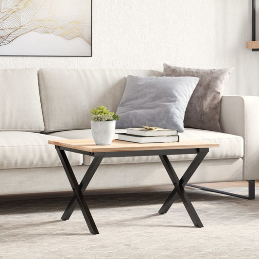 Stylish Steel X-Frame Coffee Table Legs, 50x40x38 cm