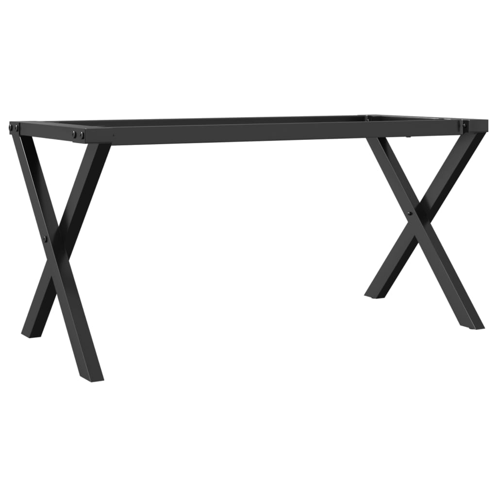 Steel X-Frame Coffee Table Legs 70x30x43 cm - Sleek Modern Design