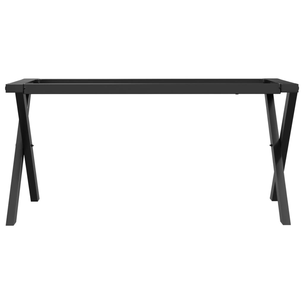 Steel X-Frame Coffee Table Legs 70x30x43 cm - Sleek Modern Design