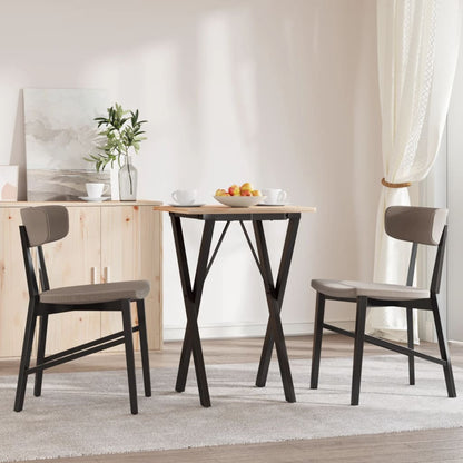 Steel X-Frame Dining Table Legs, 40x40x73 cm, Sturdy & Stylish