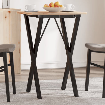 Steel X-Frame Dining Table Legs, 40x40x73 cm, Sturdy & Stylish