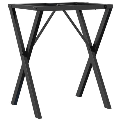 Steel X-Frame Dining Table Legs 60x40x73 cm - Durable & Stylish