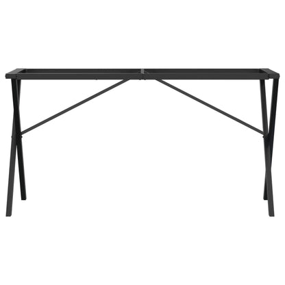 Steel X-Frame Dining Table Legs - 120x60x73 cm