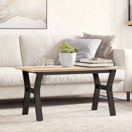 Steel Y-Frame Coffee Table Legs 80x40x43 cm - Durable Design