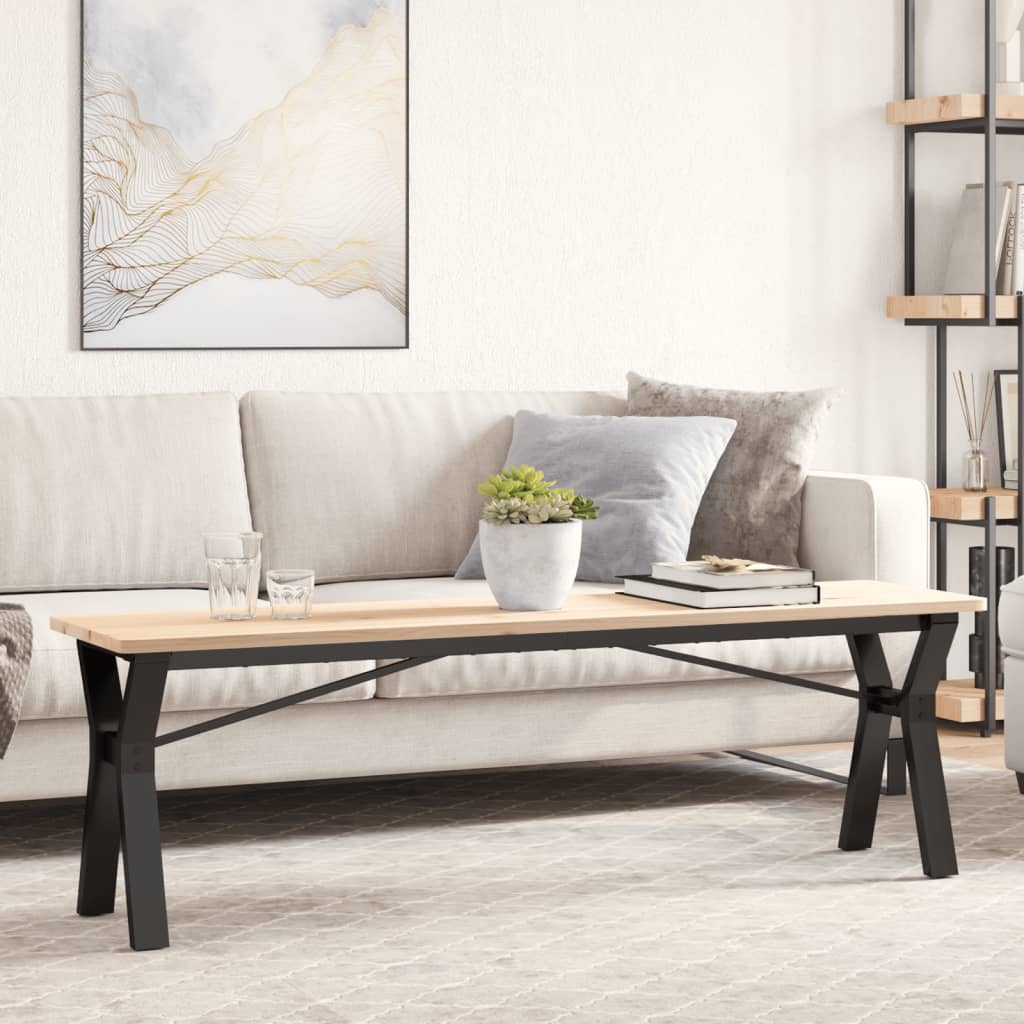 Steel Y-Frame Coffee Table Legs 140x30x43 cm - Durable & Stylish