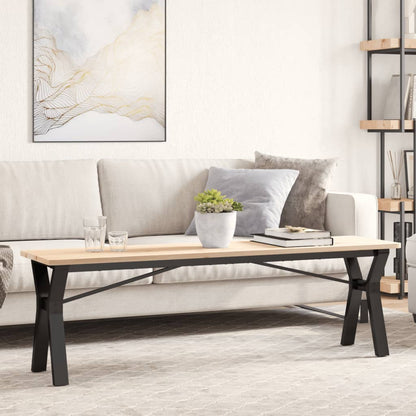 Steel Y-Frame Coffee Table Legs 140x30x43 cm - Durable & Stylish