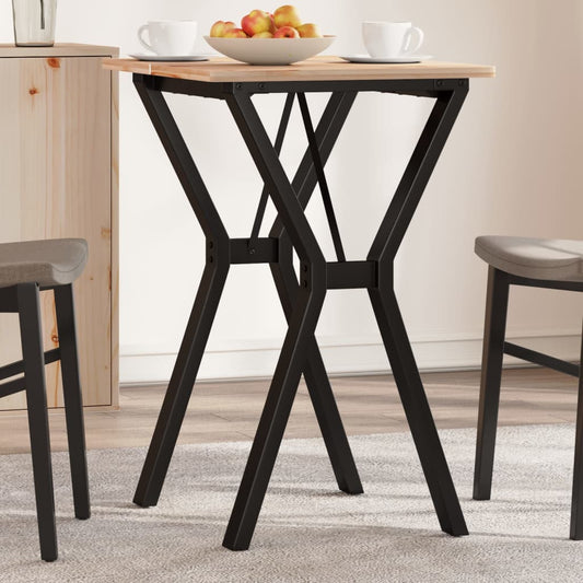 Steel Y-Frame Dining Table Legs 50x40x73 cm - Durable Support