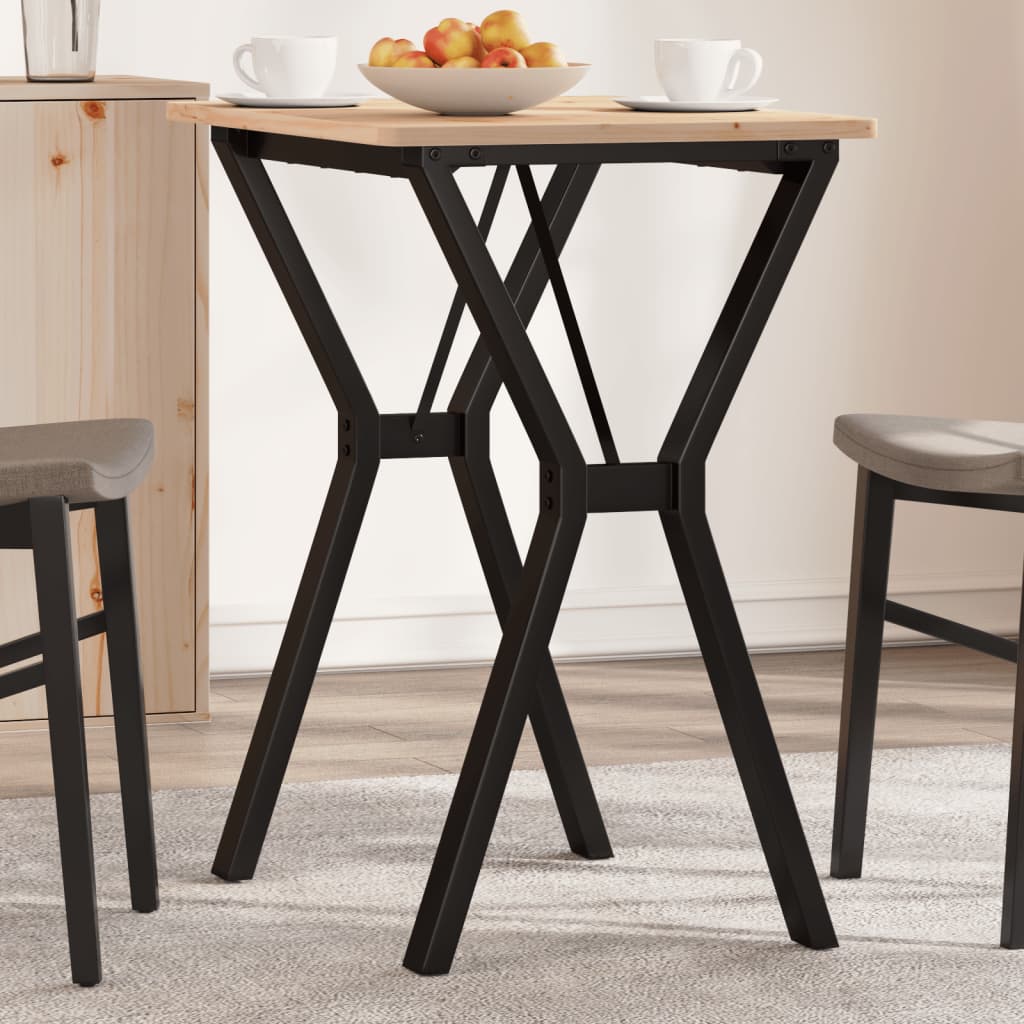 Steel Y-Frame Dining Table Legs 60x40x73 cm - Durable & Stylish