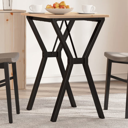Steel Y-Frame Dining Table Legs 60x40x73 cm - Durable & Stylish