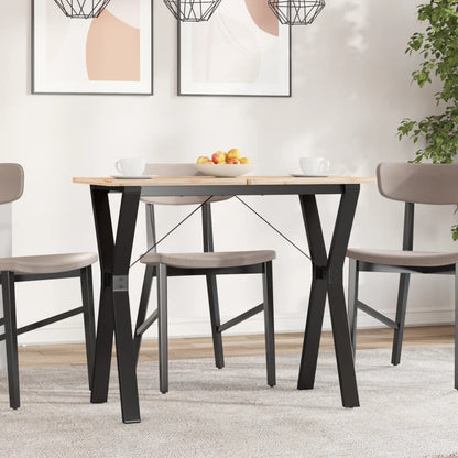 Steel Y-Frame Dining Table Legs, 80x40x73 cm – Durable Support