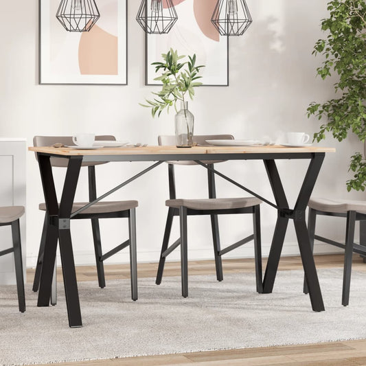 Steel Y-Frame Dining Table Legs 120x60x73 cm - Sleek & Durable