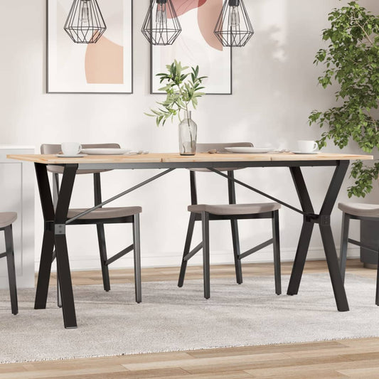 Steel Y-Frame Dining Table Legs 140x60x73 cm - Durable & Stylish