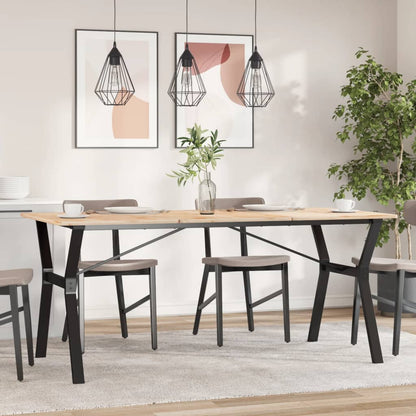 Steel Y-Frame Dining Table Legs 160x80x73 cm | Durable & Stylish