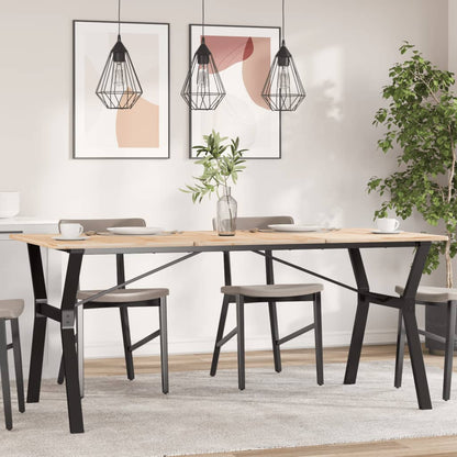 Steel Y-Frame Dining Table Legs 160x80x73 cm | Durable & Stylish