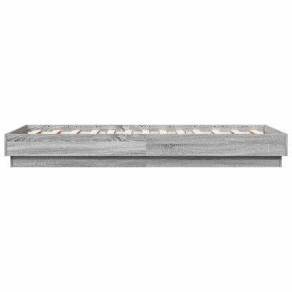 Grey Sonoma Single Bed Frame - 90x190cm Engineered Wood
