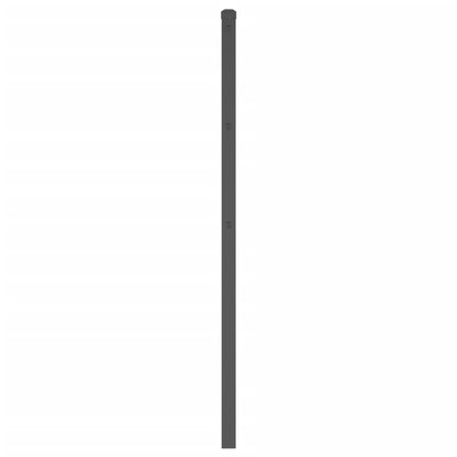 Sleek Black Metal Headboard - 200 cm - Modern Bedroom Style