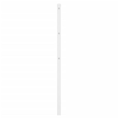 Elegant White Metal Headboard - Sleek Design, 90 cm