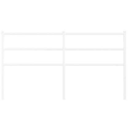 Elegant White Metal Headboard - 160 cm for Modern Bedrooms