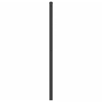 Metal Headboard Black 140 cm