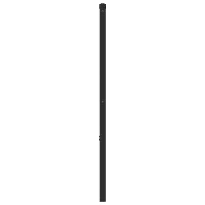 Metal Headboard Black 140 cm
