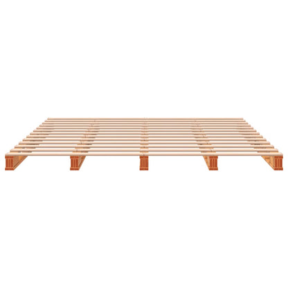 Pallet Bed without Mattress Wax Brown 180x200 cm Super King Solid Wood Pine