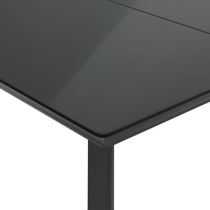 7 Piece Garden Dining Set with Cushions Brown Poly Rattan