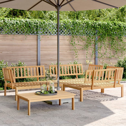 Solid Acacia Wood 4-Piece Garden Pallet Sofa Set Outdoor Furniture