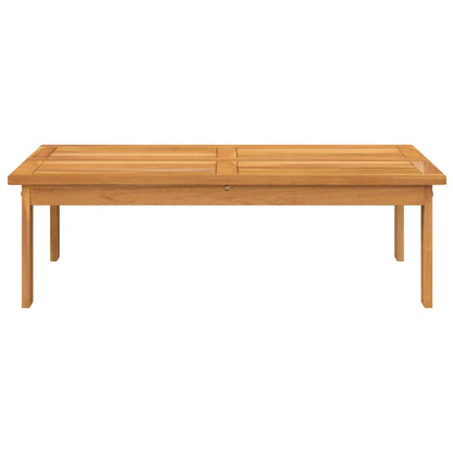 Solid Wood Acacia Garden Table 100x60x30 cm - Durable & Stylish