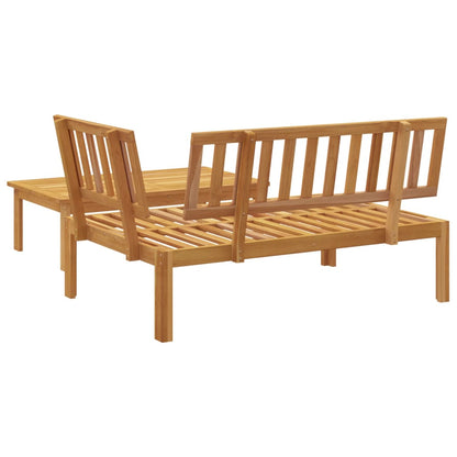 Solid Acacia Wood Garden Pallet Sofa Set - 2 Piece Outdoor Seating