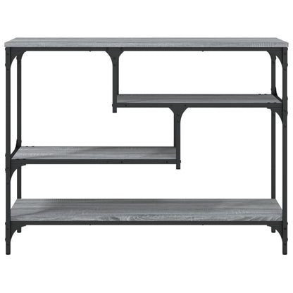 Grey Sonoma Console Table - 100x30x75 cm, Engineered Wood