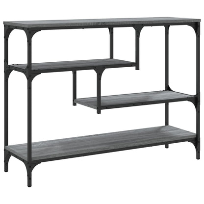 Grey Sonoma Console Table - 100x30x75 cm, Engineered Wood