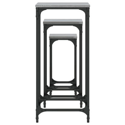 Grey Sonoma Nesting Side Tables Set of 3 - Engineered Wood