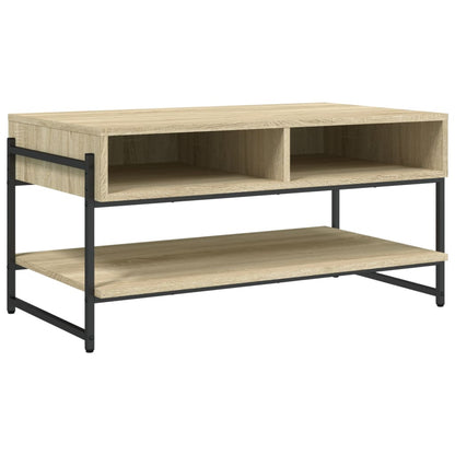 Coffee Table Sonoma Oak 90x50x45 cm Engineered Wood