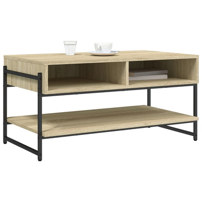Coffee Table Sonoma Oak 90x50x45 cm Engineered Wood