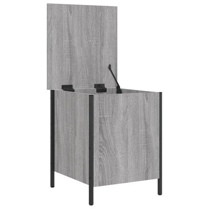 Grey Sonoma Engineered Wood Storage Bench - 40x42.5x50 cm