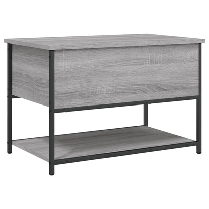 Grey Sonoma Engineered Wood Storage Bench 70x42.5x47 cm