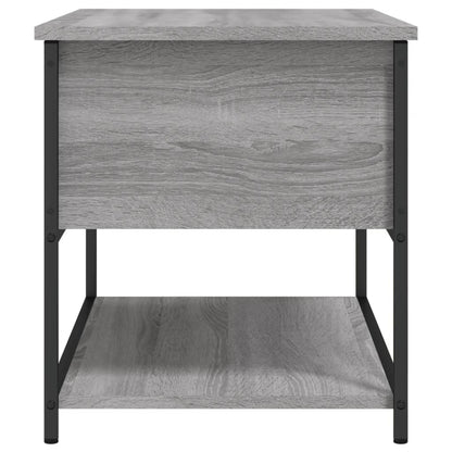 Grey Sonoma Engineered Wood Storage Bench 70x42.5x47 cm